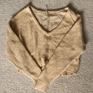 Free People cropped sweater